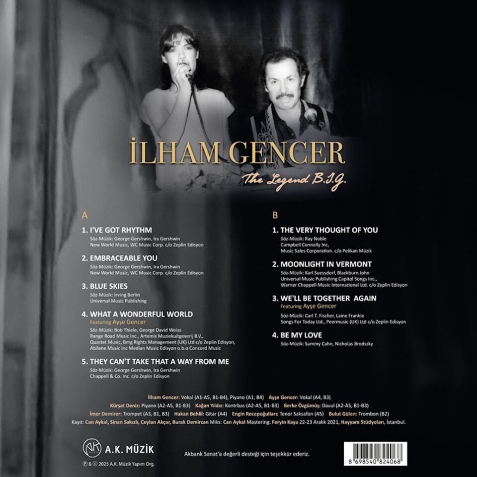 İlham Gencer The Legend B.I.G - Plak