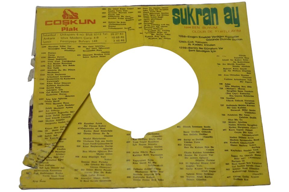 Şükran Ay Seni Allahmı Gönderdi / Sorma Bana Neden Niçin - Plak