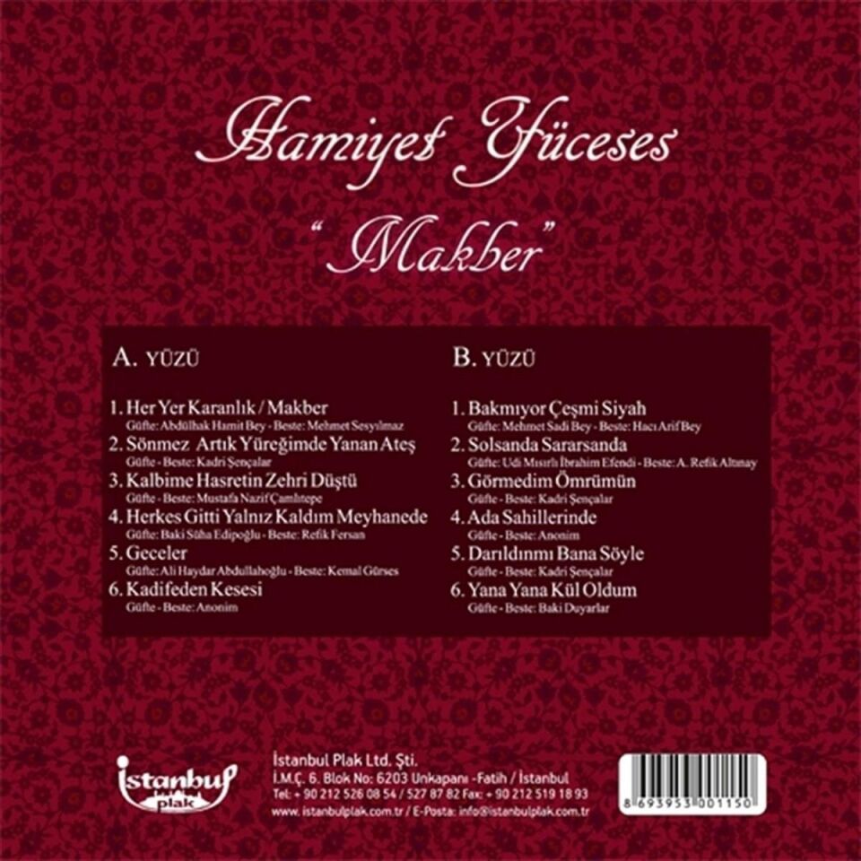 Hamiyet Yüceses Makber - Plak