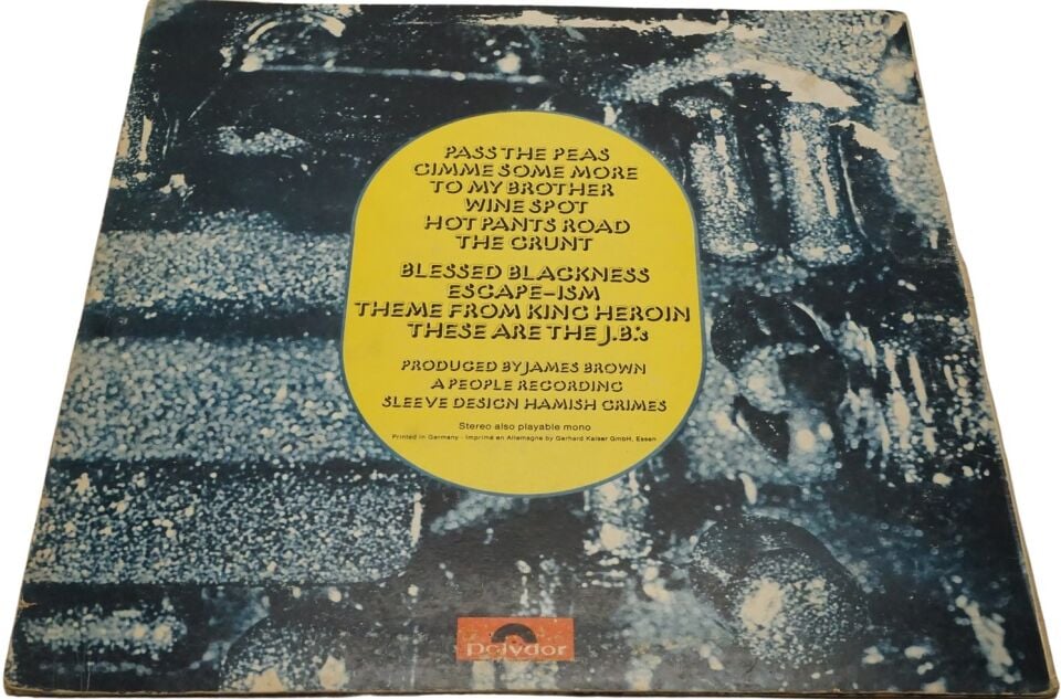 The J.B.'s Pass The Peas - Plak