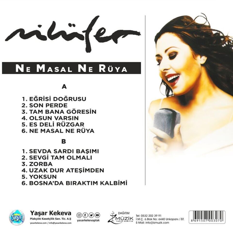 Nilüfer Ne Masal Ne Rüya - Plak