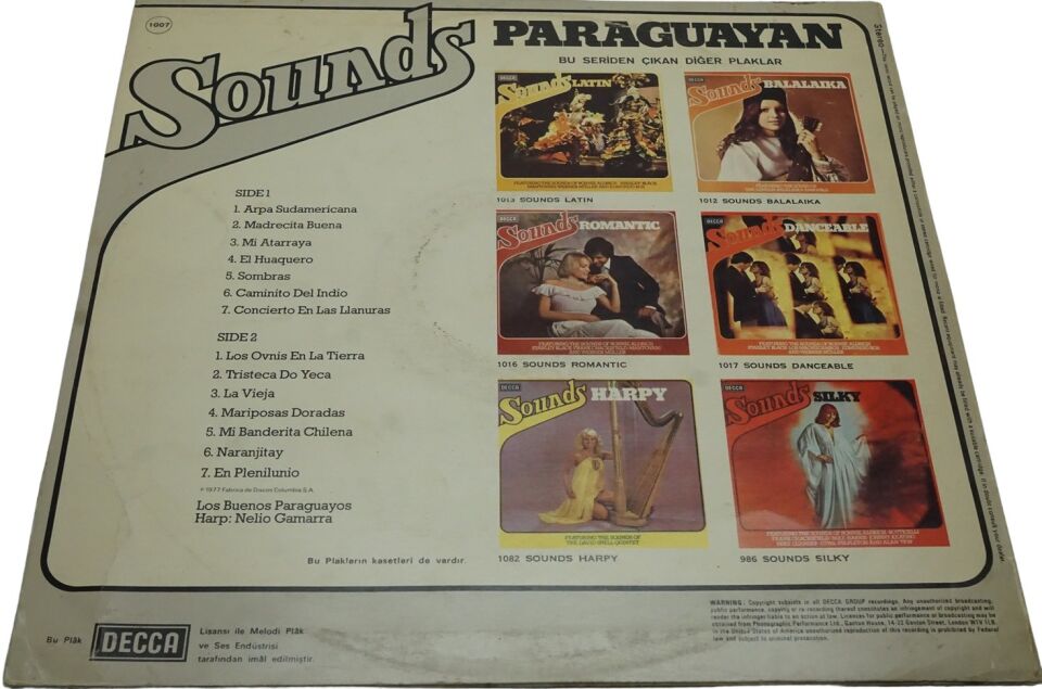 Los Buenos Paraguayos Sounds Paraguayan - Plak