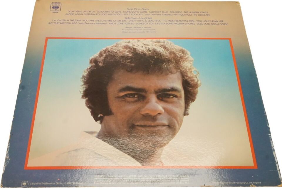 Johnny Mathis Tears And Laughter - Plak