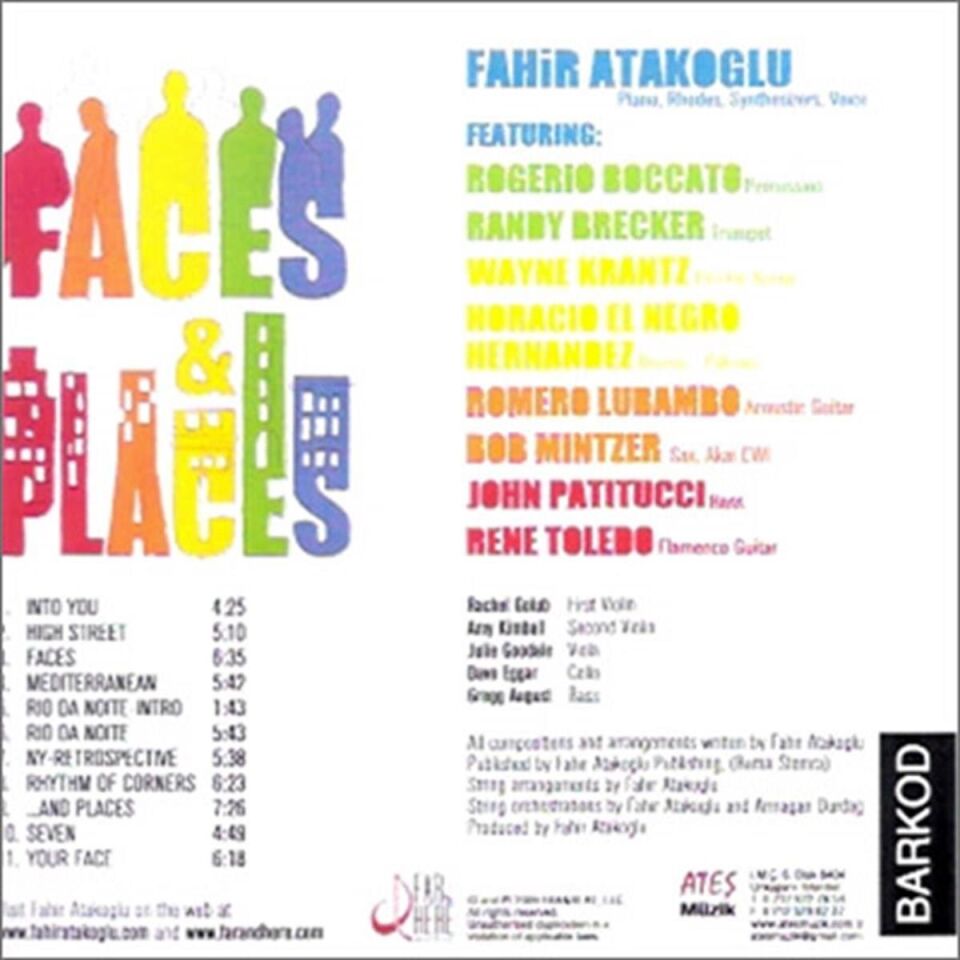 Fahir Atakoğlu Faces & Places - CD