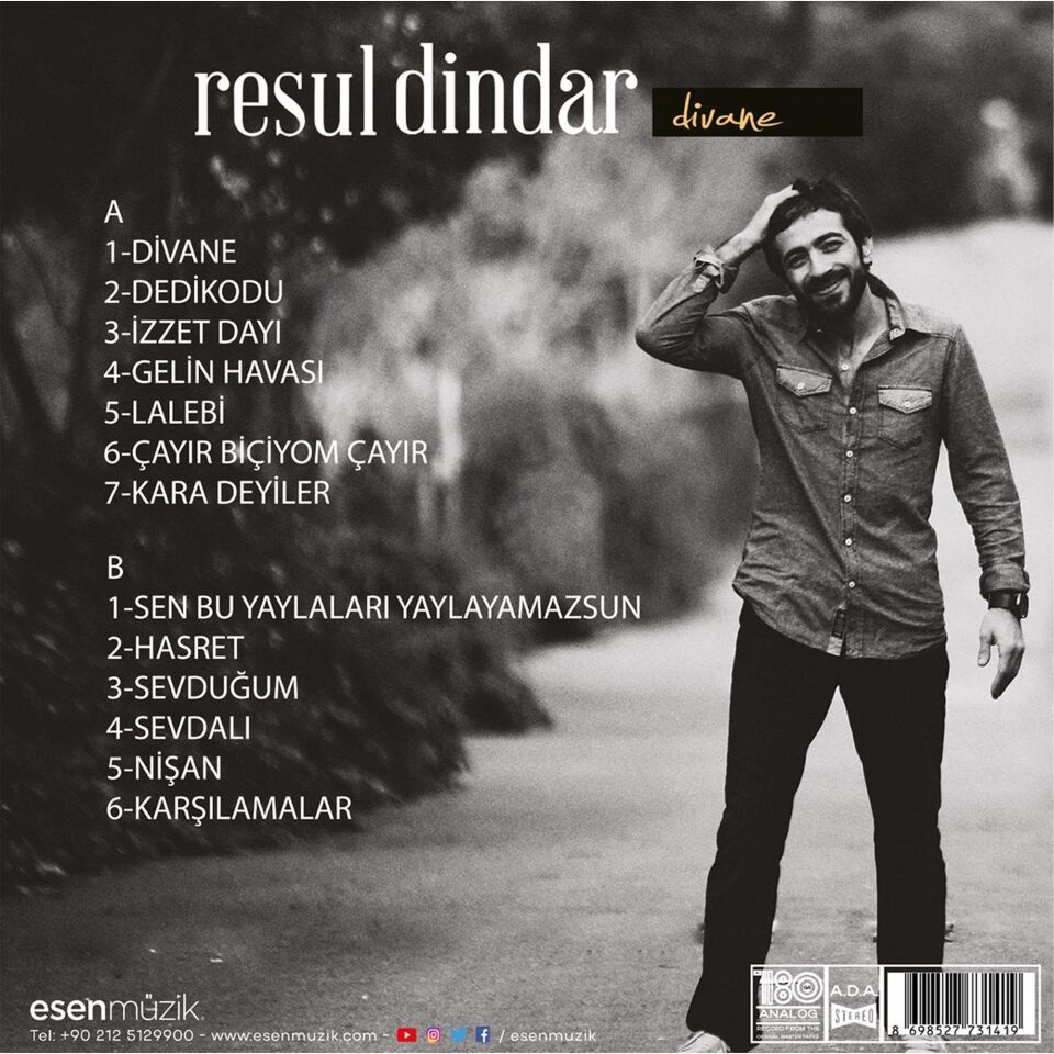 Resul Dindar Divane - Plak