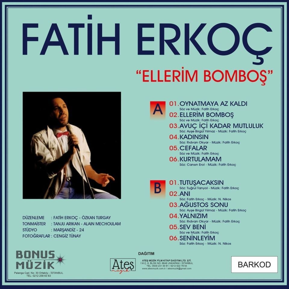 Fatih Erkoç Ellerim Bomboş - Plak