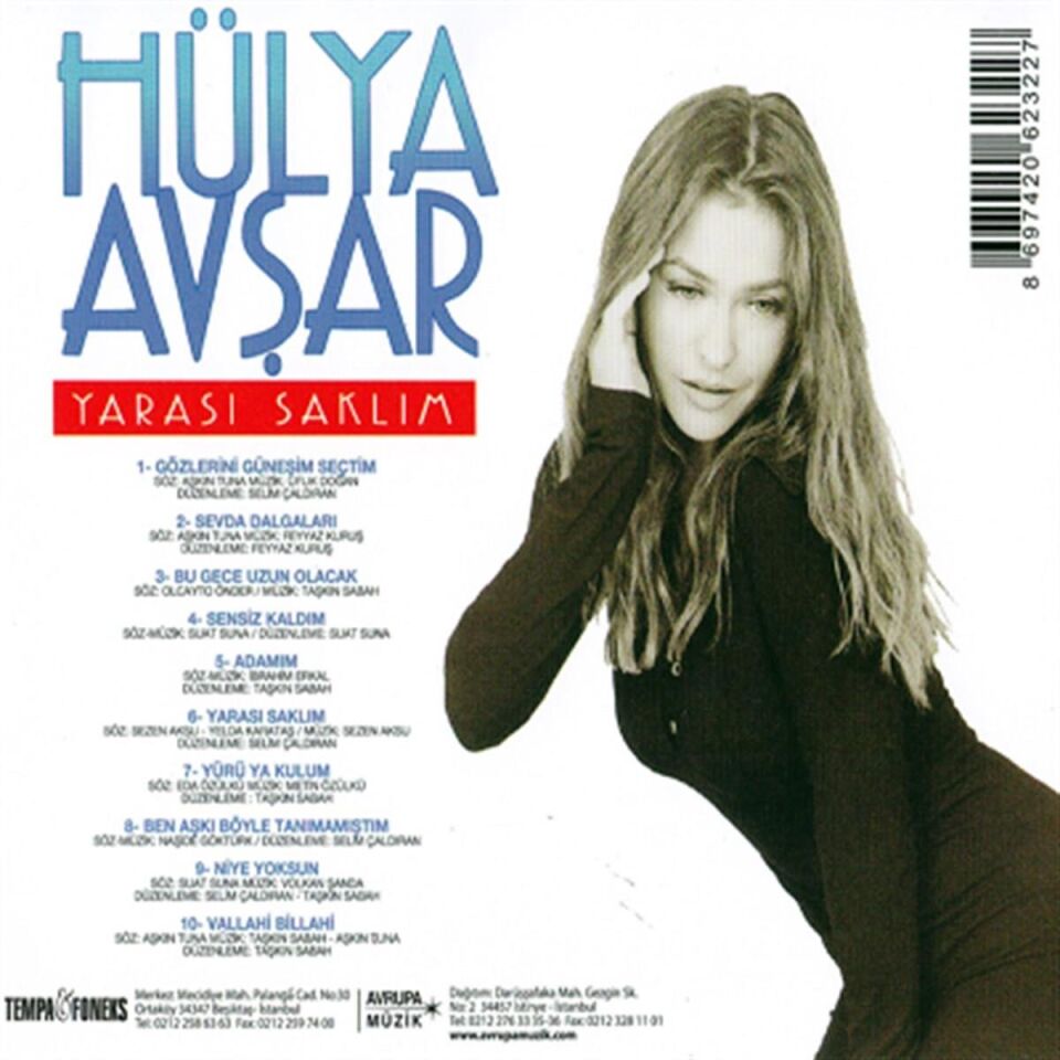 Hülya Avşar Yarası Saklım - CD