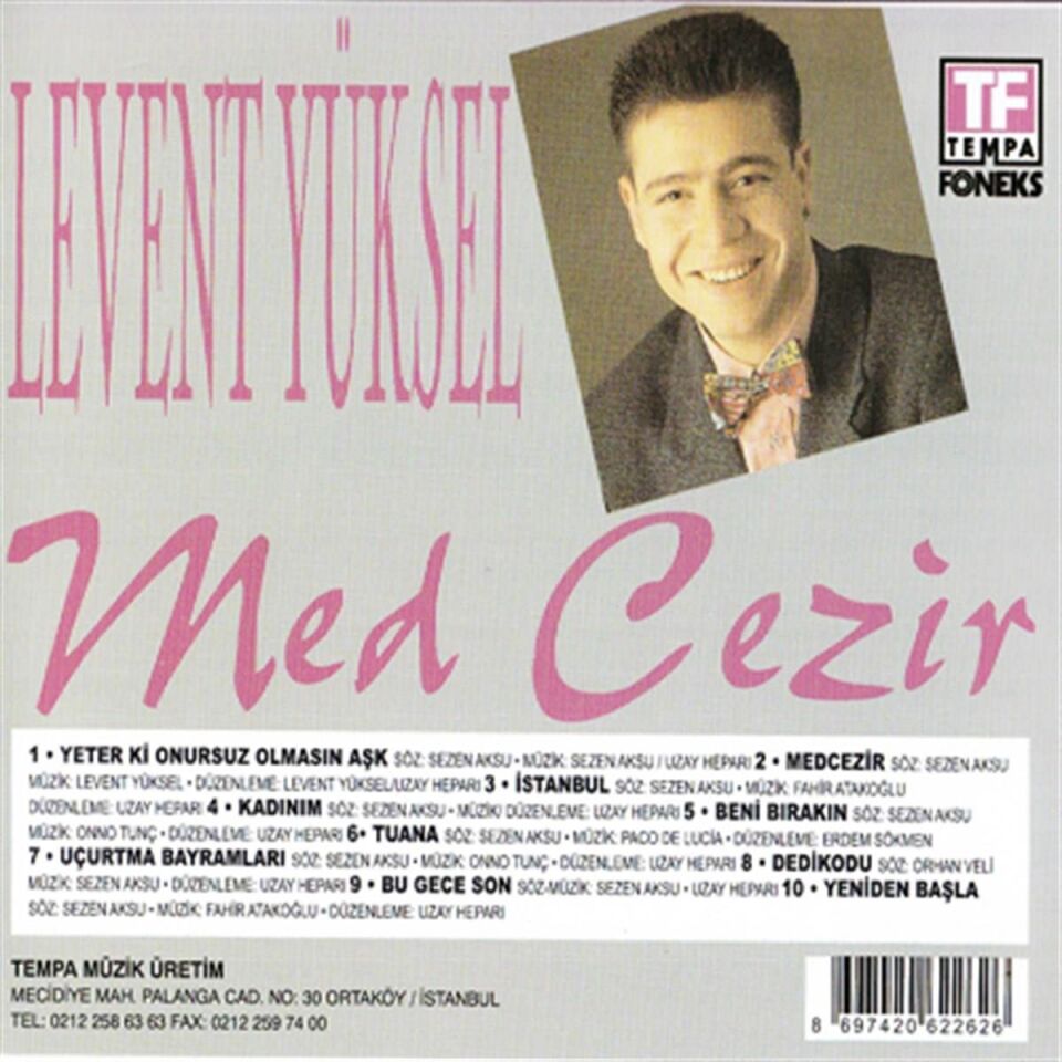 Levent Yüksel Med Cezir - CD