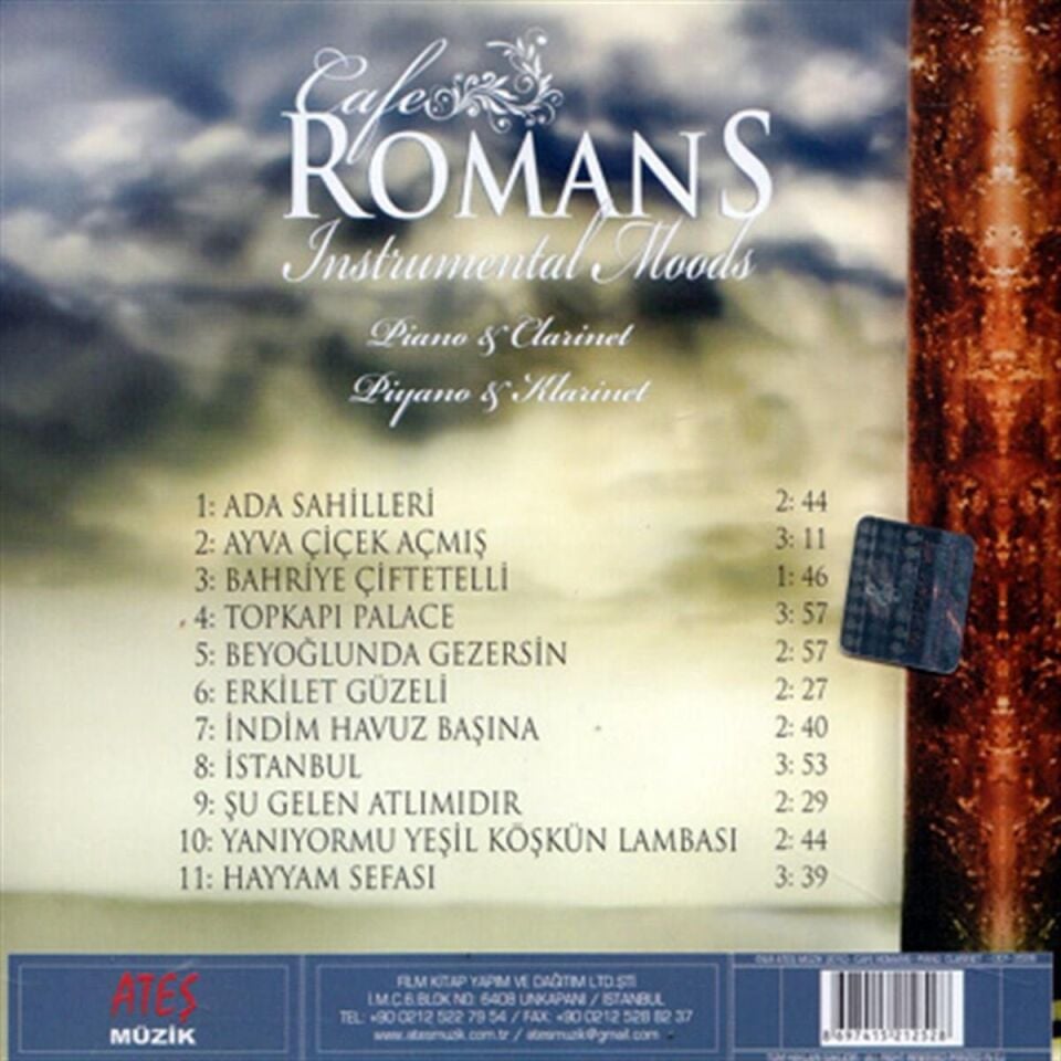 Cafe Romans Piyano Klarnet - CD