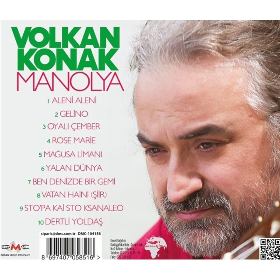 Volkan Konak Manolya - CD