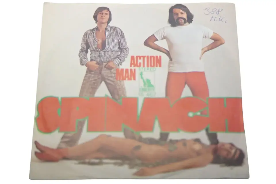 Spinach Action Man - Plak