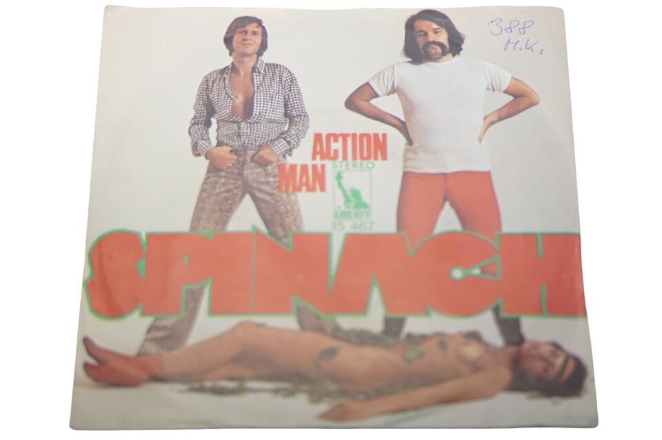Spinach Action Man - Plak