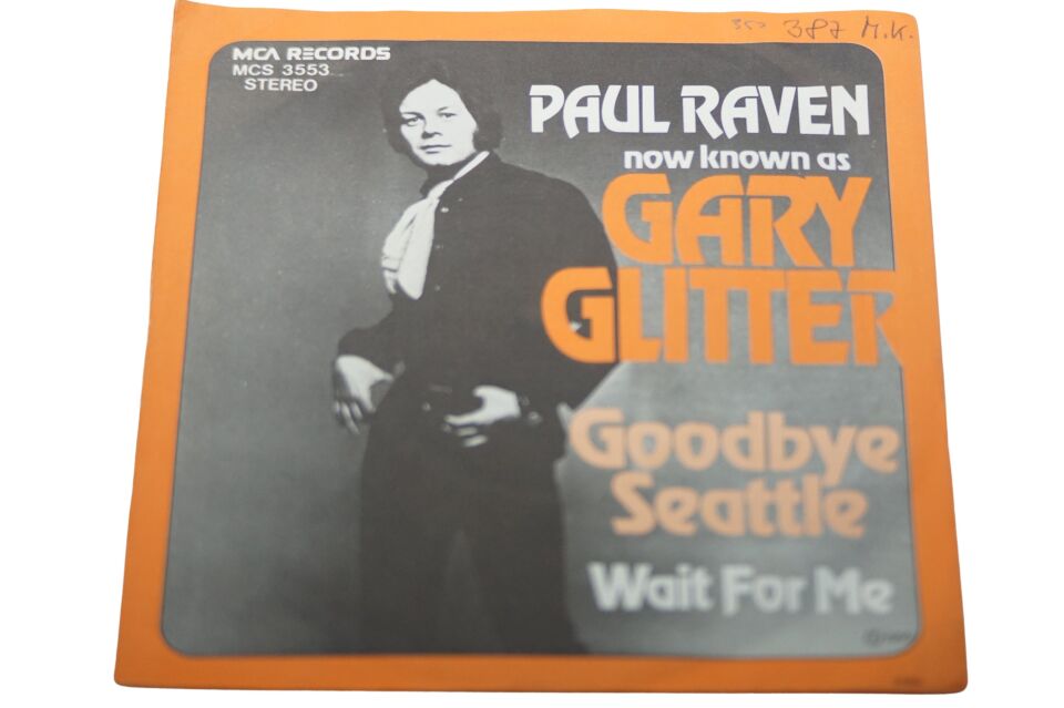 Paul Raven Now Known As Gary Glitter Goodbye Seattle - Plak