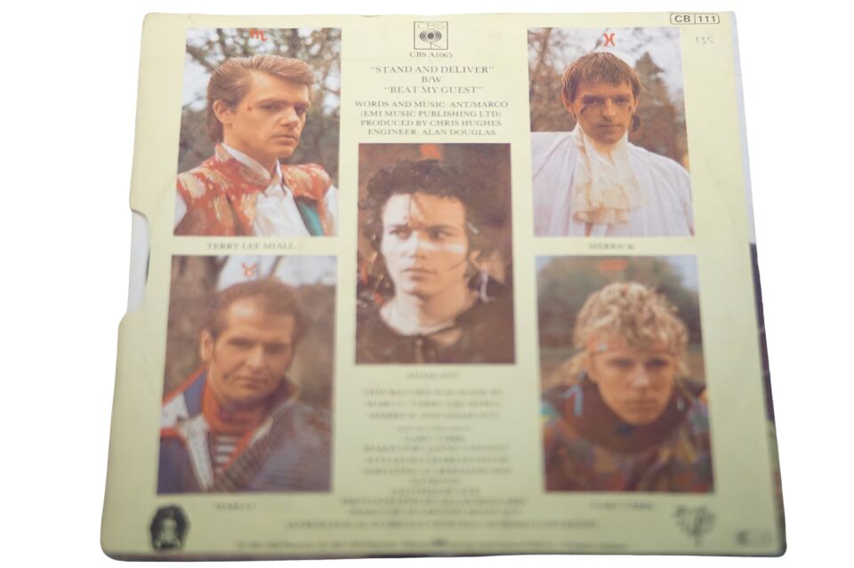 Adam And The Ants Stand & Deliver! - Plak
