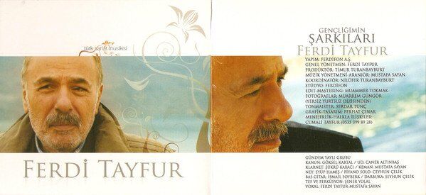 Ferdi Tayfur Gençliğimin Şarkıları (Türk Sanat Musikisi) - (Ferdifon Müzik Dönem Baskı) CD