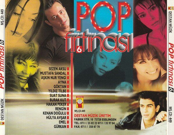 Karışık Sanatçılar Pop Fırtınası 6 - (Destan Müzik Dönem Baskı) CD
