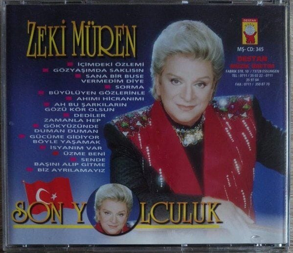 Zeki Müren Son Yolculuk - (Destan Müzik Dönem Baskı) CD