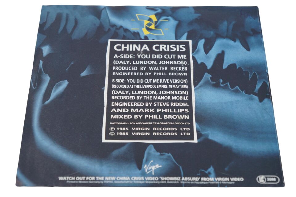 China Crisis You Did Cut Me - Plak
