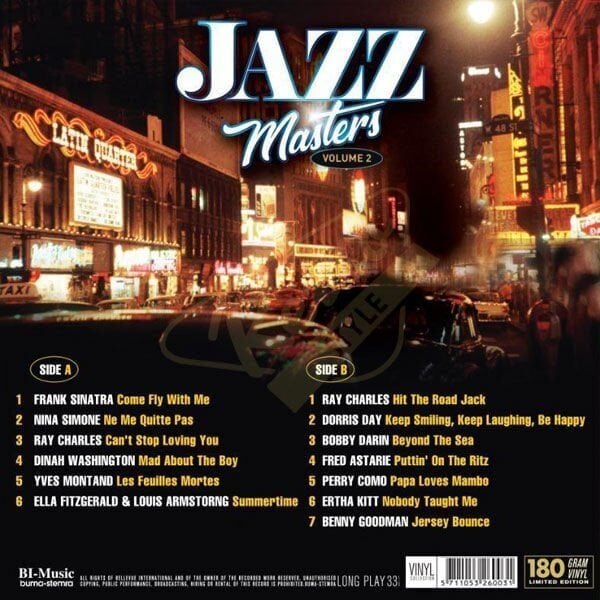 Çeşitli Sanatçılar Jazz Masters Vol 2 - Plak