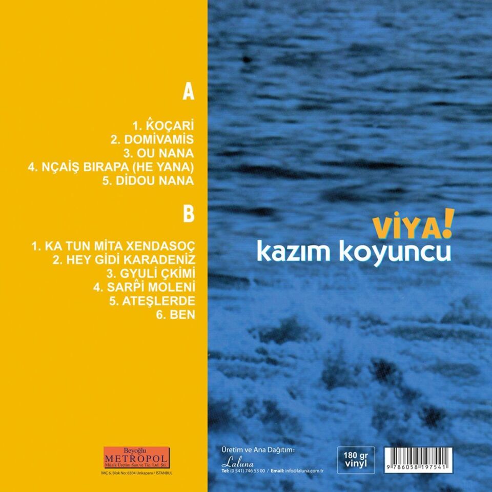 Kazım Koyuncu Viya - Plak